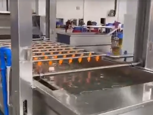 竹筍清洗漂燙流水線