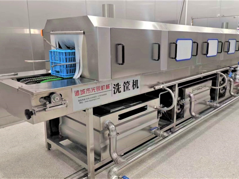 清洗 + 風(fēng)干一體化，筐子周轉(zhuǎn)不等待