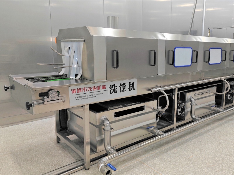 清洗 + 風(fēng)干一體化，筐子周轉(zhuǎn)不等待